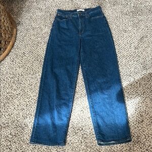 EUC Madewell The Perfect wide leg denim. Size 27